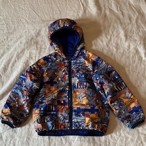 Patagonia Rare Woodlands Puff-Ball Reversible Jacket - Boys 3T